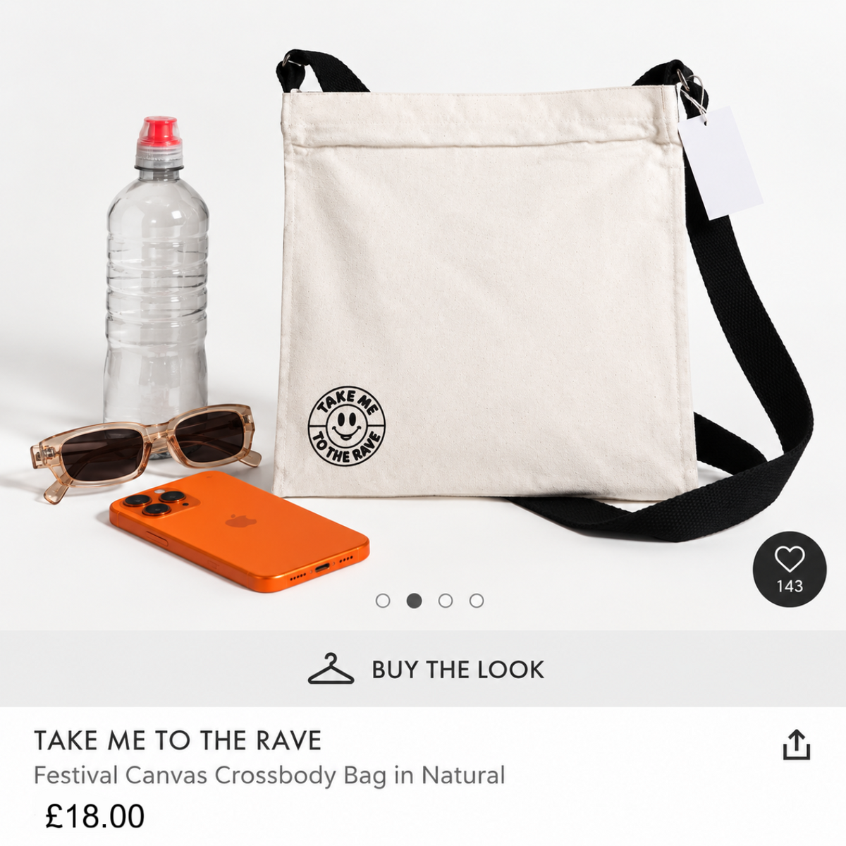 Rave Festival Crossbody Bag – Canvas DJ & Festival Bag | TMTTR™