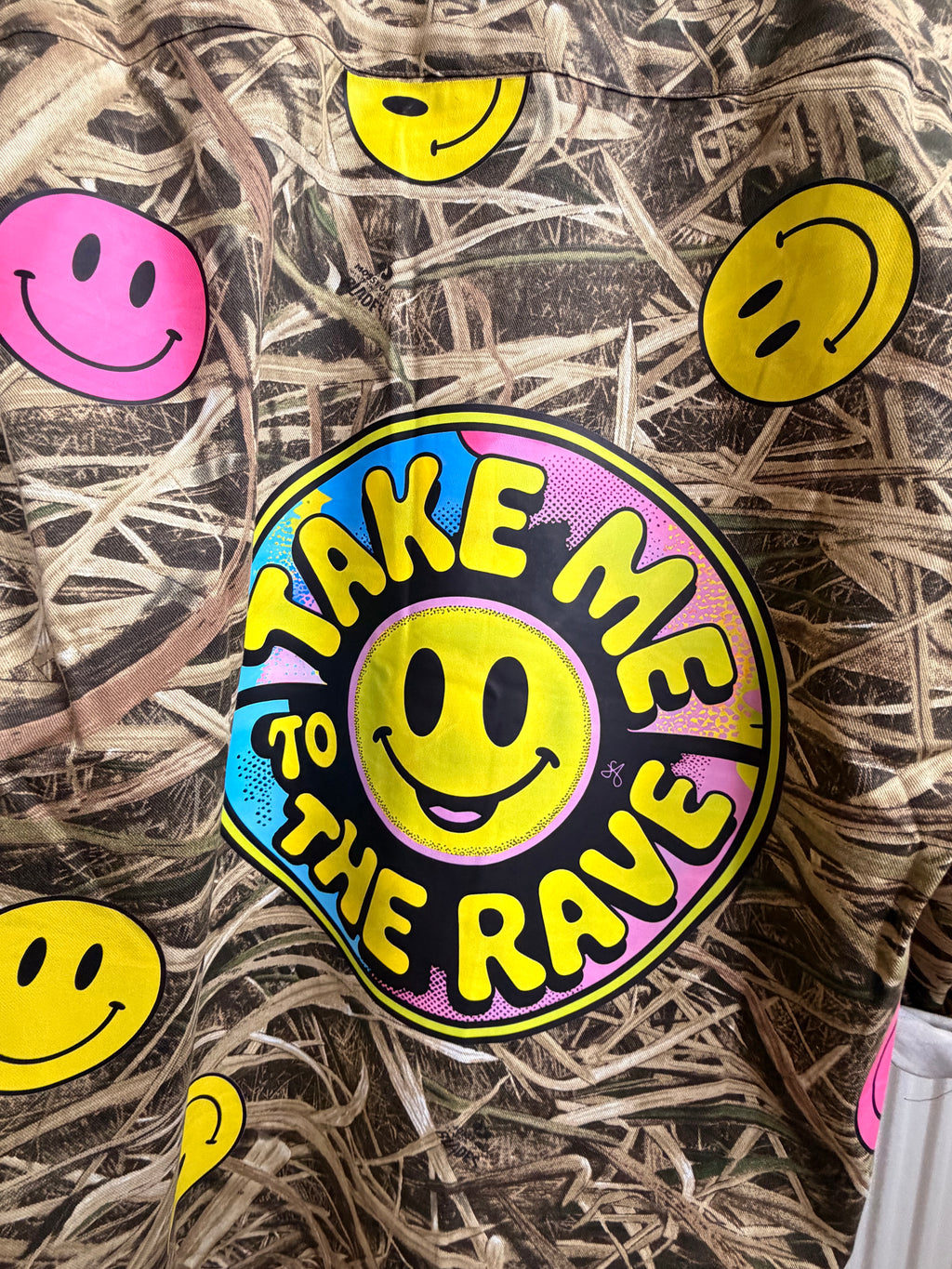 The Rave Hunter - one off festival jacket men’s XXL