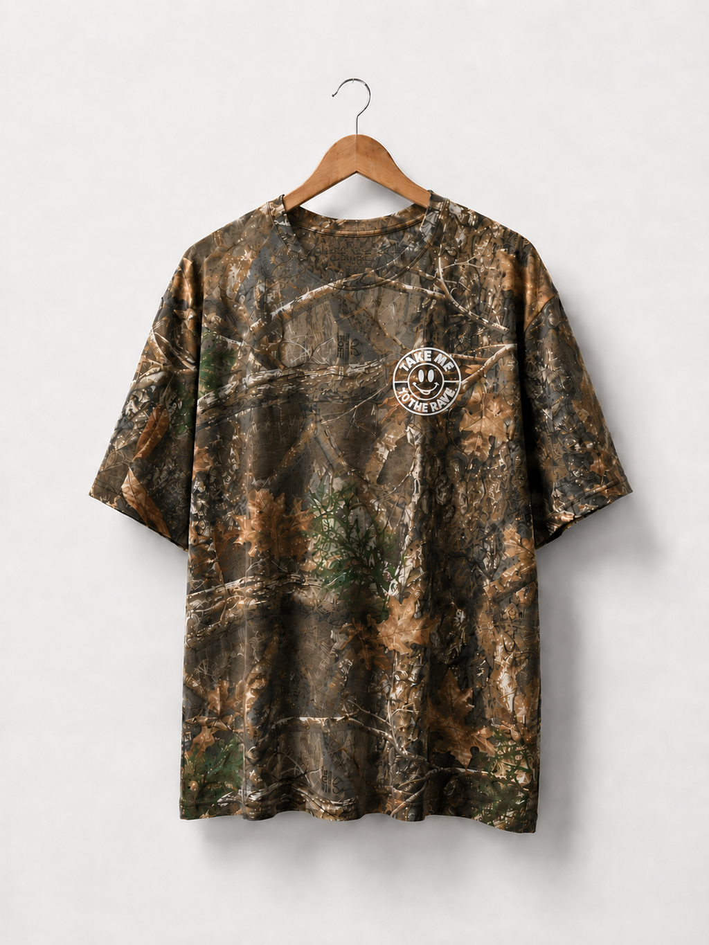 The camo one - Take me to the rave camo print t shirt