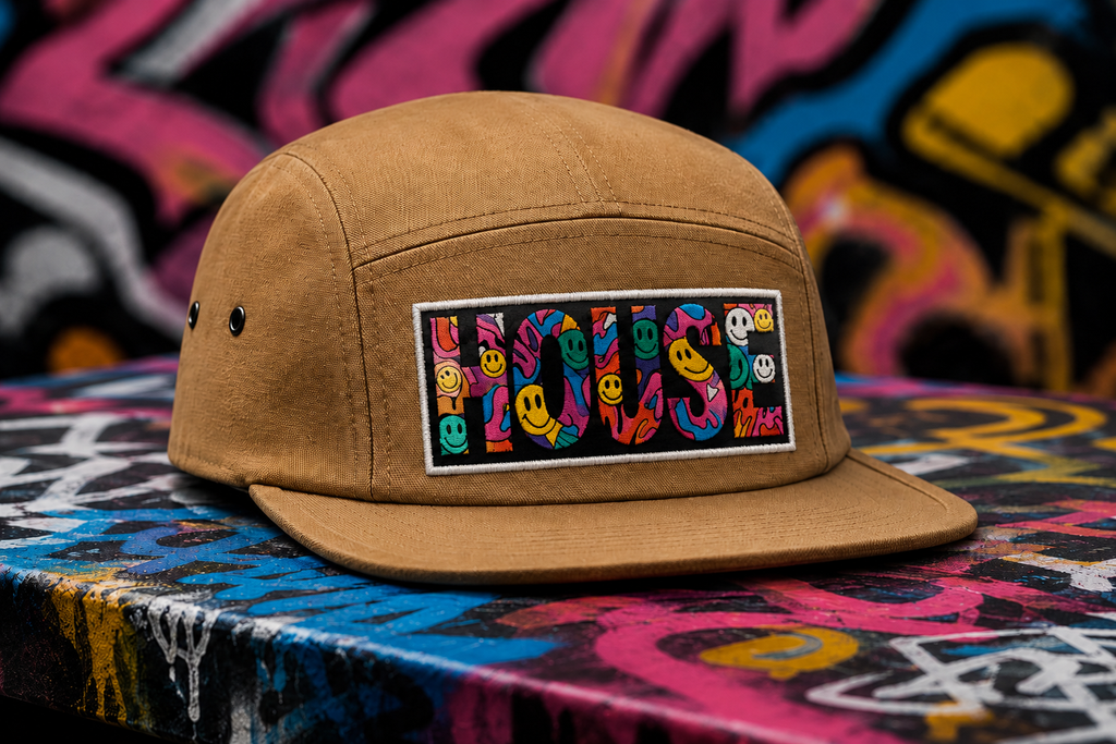 Take me to the rave HOUSE 5 Panel Cap (Embroidered)